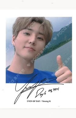 The Book of Us : The Gluon Even of Day T-SHIRT Young K photocard image