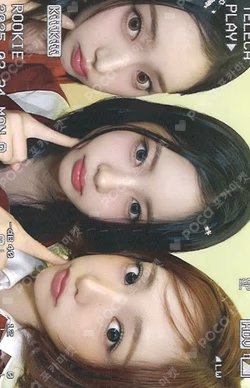 TELECA COLLECTION CARD 2025 K-POP ROOKIE RARE Unit photocard image