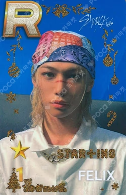 SUPERSTAR POP-UP STAR+ING : Christmas Bear WINTER PACKAGE FELIX photocard image