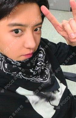 REVERXE KTOWN4U LUCKY DRAW CHANYEOL photocard image