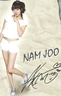 Apink Official FanClub PANDA 1 PHOTOCARD NamJoo photocard image