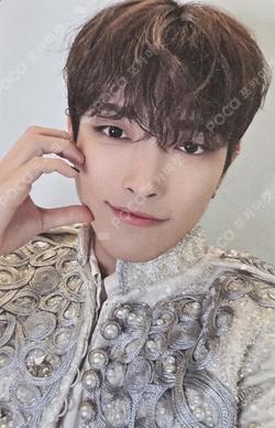 2025 ATEEZ WORLD TOUR [TOWARDS THE LIGHT : WILL TO POWER] FINALE IN SEOUL [PLAYCODE] YES24 HONGJOONG photocard image