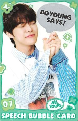 2025 DOYOUNG ENCORE CONCERT [Yours] SPEECH BUBBLE CARD SET DOYOUNG photocard image