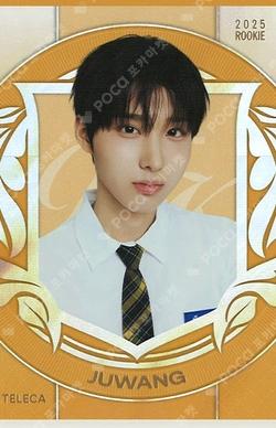 TELECA COLLECTION CARD 2025 K-POP ROOKIE SSP Juwang photocard image