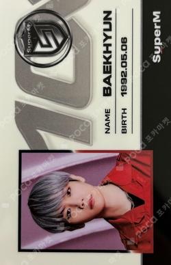 SuperM BAEKHYUN photocard image