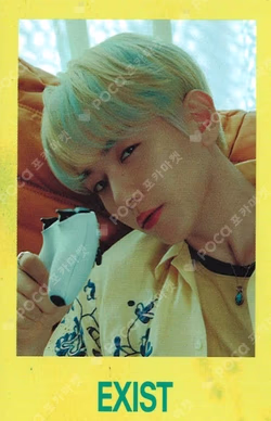 EXIST FOLDING PHOTO CARD BAEKHYUN photocard image