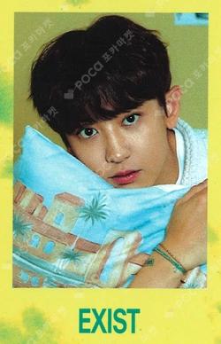 EXIST FOLDING PHOTO CARD CHANYEOL photocard image