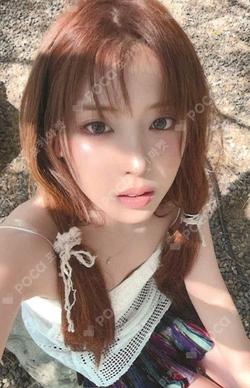 Blue Valentine QQ MUSIC JIWOO photocard image