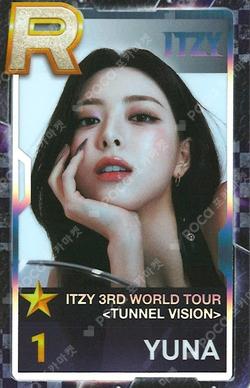 ITZY 3RD WORLD TOUR [TUNNEL VISION] in SEOUL SuperStarJYPNATION YUNA photocard image