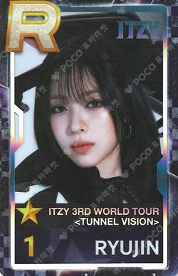 ITZY 3RD WORLD TOUR [TUNNEL VISION] in SEOUL SuperStarJYPNATION RYUJIN photocard image