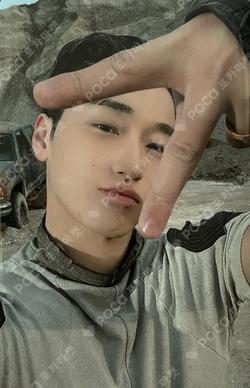 ATEEZ [GOLDEN HOUR : Part.4] POP-UP STORE PVC PHOTOCARD HOLDER SAN photocard image