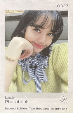 LISA 327 PHOTOBOOK Vol. 2 YG SELECT LISA photocard image