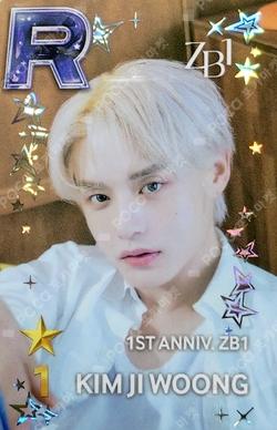 1ST ANNIV. ZB1 KIM JIWOONG photocard image