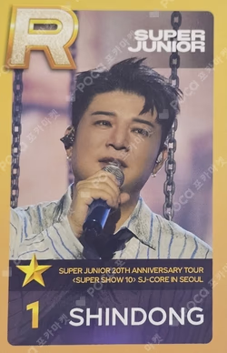 SUPER JUNIOR 20th Anniversary TOUR [SUPER SHOW 10] SJ-CORE in SEOUL SuperStarSMTOWN SHINDONG photocard image