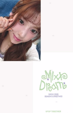 2026 Season´s Greetings [MIXX DREAM] KPOP TOGETHER JIWOO photocard image