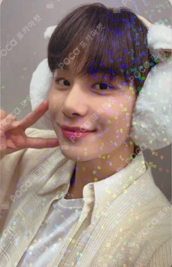 2022 PINK CHRISTMAS PHOTO CARD RANDOM PACK SPECIAL JUNGWOO photocard image