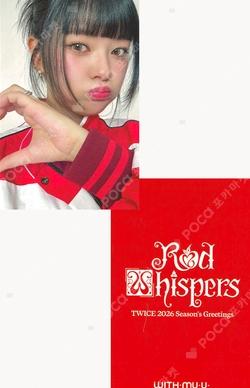 2026 SEASON'S GREETINGS [RED WHISPERS] WITHMUU JEONGYEON photocard image