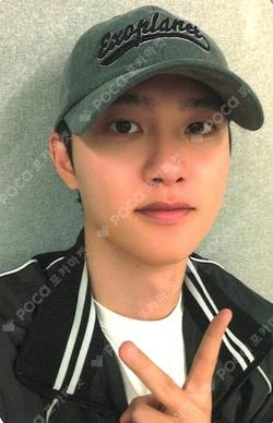 2025 EXO FANMEETING 'EXO'verse' BALL CAP + PHOTO CARD SET D.O. photocard image