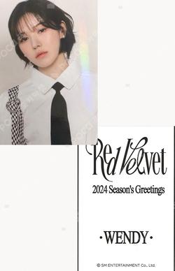 2024 SEASON'S GREETINGS FANPLEE/staronemall WENDY photocard image