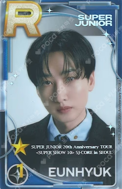 SUPER JUNIOR 20th Anniversary TOUR [SUPER SHOW 10] SJ-CORE in SEOUL SuperStarSMTOWN EUNHYUK photocard image
