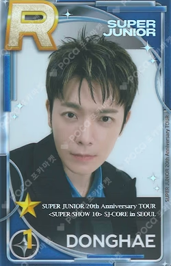 SUPER JUNIOR 20th Anniversary TOUR [SUPER SHOW 10] SJ-CORE in SEOUL SuperStarSMTOWN DONGHAE photocard image