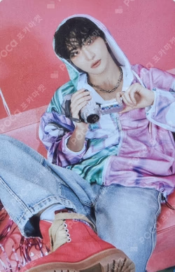 ATEEZ X ANITEEZ POP-UP STORE ANITEEZ IN COLOR RAMDOM TRADING CARD SEONGHWA photocard image