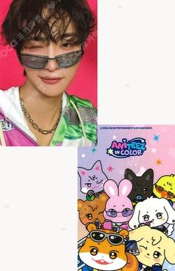 ATEEZ X ANITEEZ POP-UP STORE ANITEEZ IN COLOR RETRO STICKER BOOK SEONGHWA photocard image