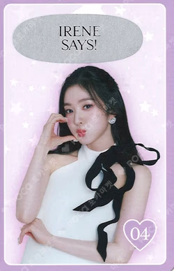 2026 IRENE ASIA TOUR [ I-WILL ] in SEOUL SPEECH BUBBLE CARD SET