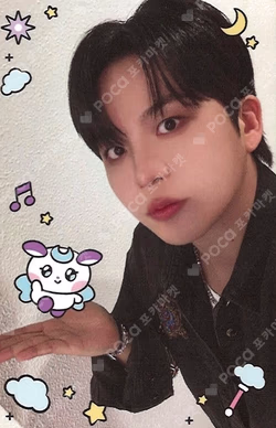 Press, Start! Enter the MIGHTEEZ POP-UP PHOTO CARD HOLDER US EXCLUSIVE JONGHO photocard image