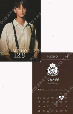 2022 SEASON'S GREETINGS YES24 MINHO photocard image