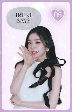 2026 IRENE ASIA TOUR [ I-WILL ] in SEOUL SPEECH BUBBLE CARD SET