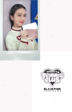 BLACKPINK THE GAME PHOTOCARD COLLECTION SPORTY BLACKPINK SYNNARA RECORD