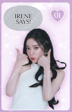 2026 IRENE ASIA TOUR [ I-WILL ] in SEOUL SPEECH BUBBLE CARD SET