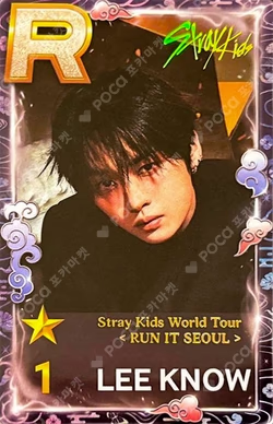 Stray Kids World Tour [RUN IT SEOUL] SuperStarJYPNATION LEE KNOW photocard image