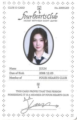 Four Hearts Club POUCH SET JUUN photocard image