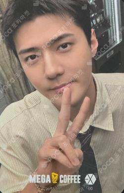 MEGA MGC COFFEE SEHUN photocard image