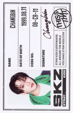 THIS & THAT THIS VER. CHANGBIN photocard image
