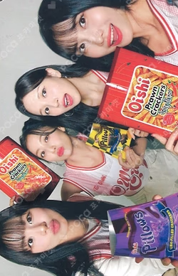 Oishi x TWICE Unit photocard image