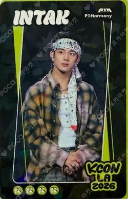 KCON LA 2026 RANDOM TRADING PHOTO CARD INTAK photocard image