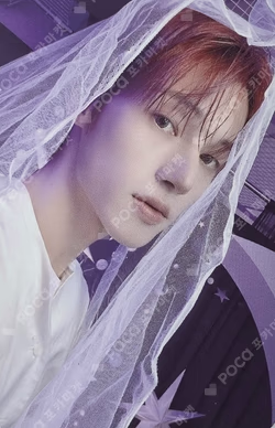 ATEEZ X ANITEEZ POP-UP STORE ANITEEZ IN Deja Vu STARLIGHT GLASS TUMBLER WOOYOUNG photocard image