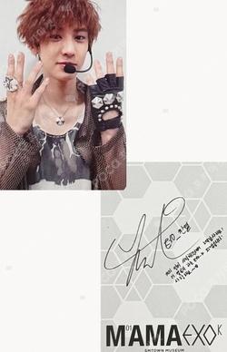MAMA SMTOWN MUSEUM CHANYEOL photocard image