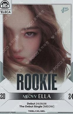 MEOVV TELECA COLLECTION CARD ROOKIE ELLA photocard image