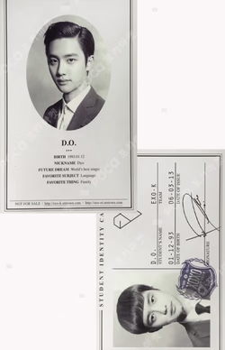 XOXO (KISS＆HUG) D.O. photocard image