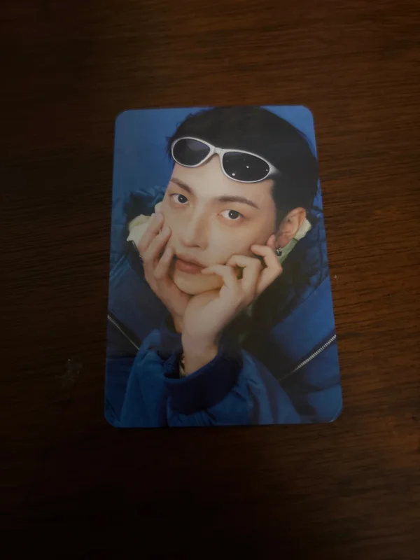 ateez ATEEZ ホンジュン 直筆サイン入り ポストカード ATEEZ HONGJOONG 'ATEEZ X ANITEEZ POP-UP STORE ANITEEZ IN COLOR