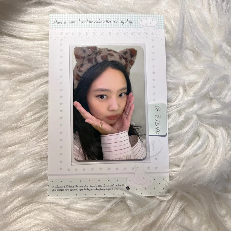Pocamarket, BLACKPINK JENNIE Ruby JUMP UP LUCKY DRAW K-pop Photocard