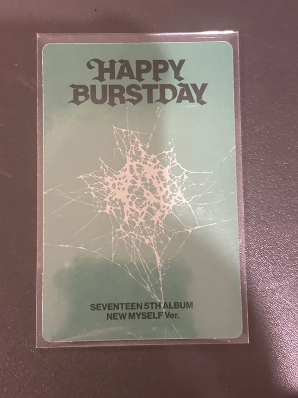 Seventeen WONWOO 'HAPPY BURSTDAY NEW MYSELF Ver.' Photocard | Sold