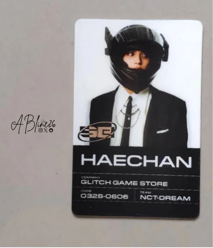 NCTDREAM チソン スペシャル glitchmode ポップアップ Pocamarket, NCT HAECHAN Glitch Mode Scratch Ver. K-pop Photocard