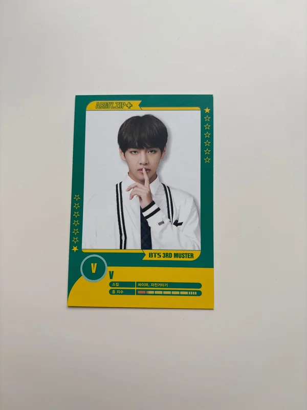 BTS 3RD MUSTER [ARMY.ZIP+] PLAYER CARD SET