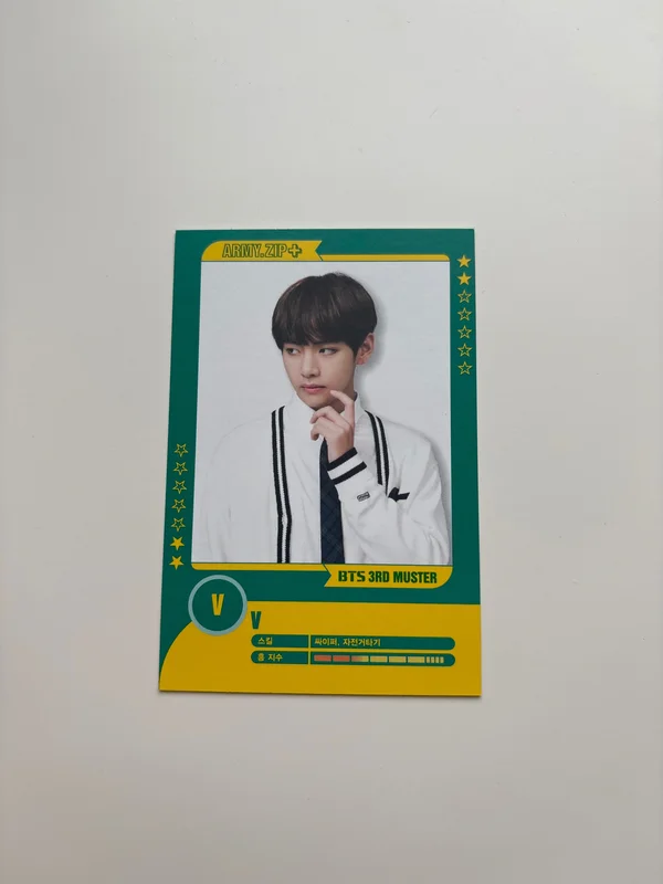 BTS 3RD MUSTER [ARMY.ZIP+] PLAYER CARD SET