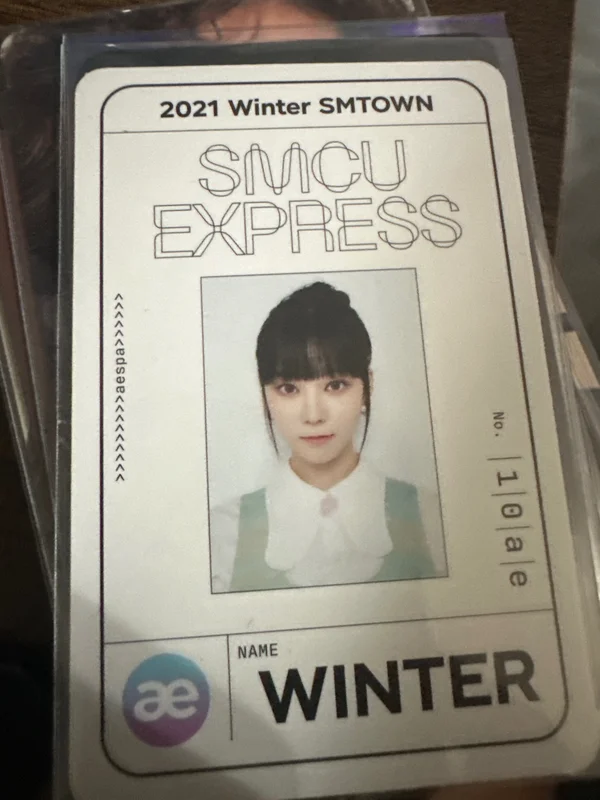 2021 Winter Smtown : Smcu Express Pass Card
